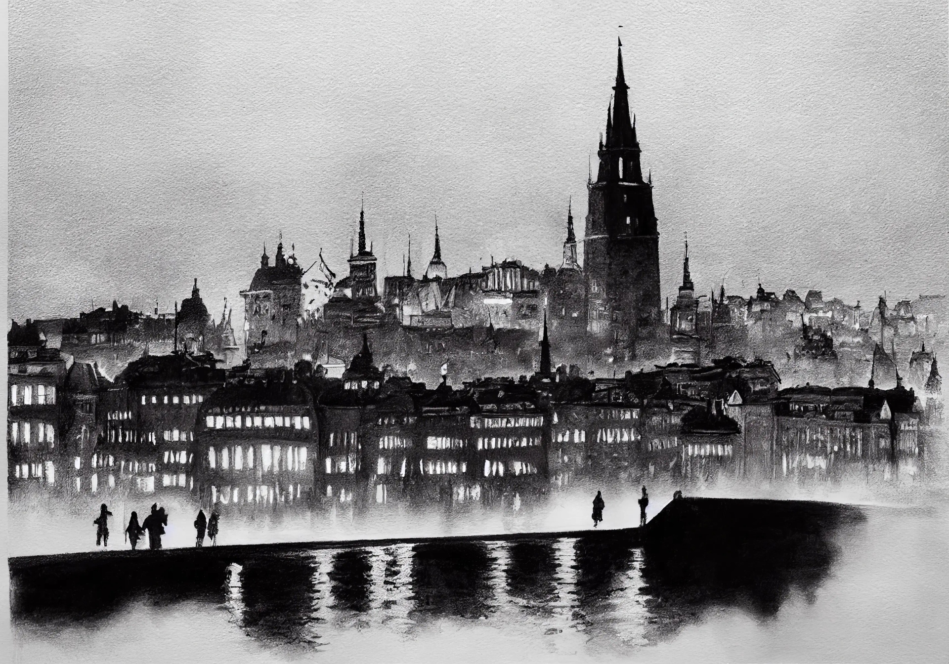 Gamla Stan @ 100x70cm